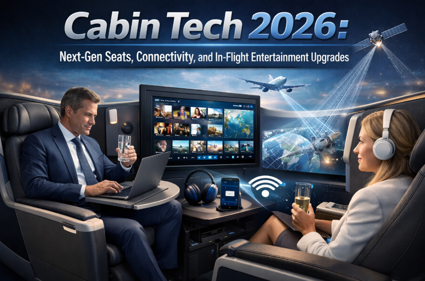 Cabin Tech 2026: Next-Gen Seats, Connectivity, and In-Flight Entertainment Upgrades