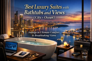 Best Luxury Suites with Bathtubs and Views (City + Ocean)