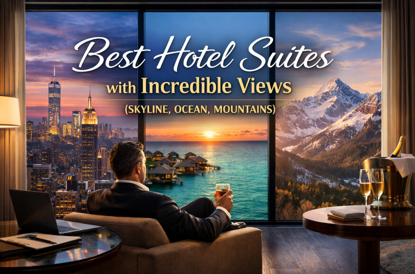 Best Hotel Suites with Incredible Views (Skyline, Ocean, Mountains)